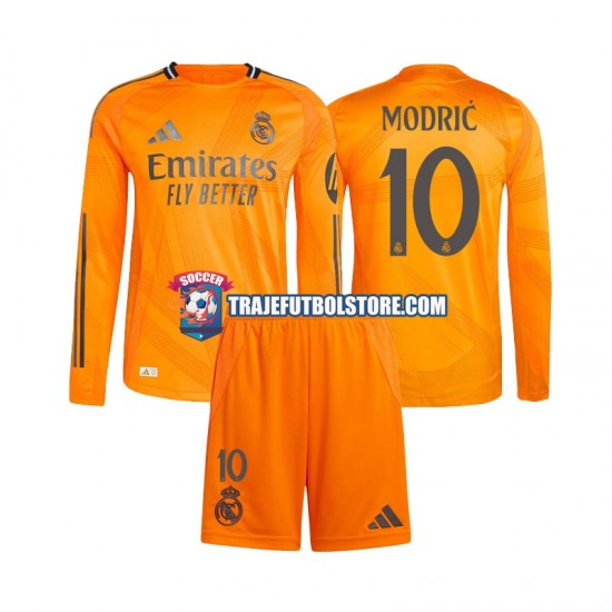 Camiseta 2ª Real Madrid Modrić Luka 10 Niño 2024-2025 ML