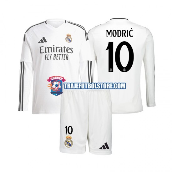 Camiseta 1ª Real Madrid Modrić Luka 10 Niño 2024-2025 ML