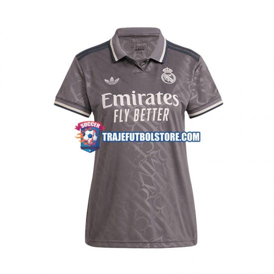 Camiseta 3ª Real Madrid Mujer 2024-2025 Manga Corta