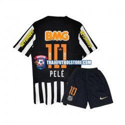 Camiseta 2ª Santos PELE 10 -2012 Retro Niño 2011 Manga Corta