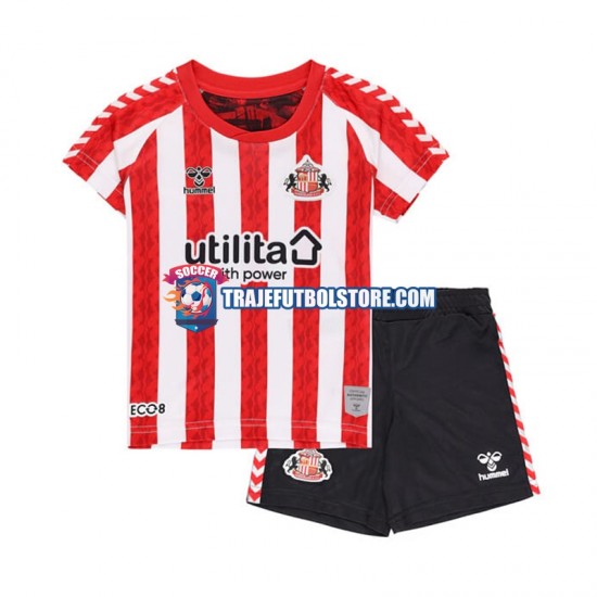 Camiseta 1ª Sunderland Niño 2024-2025 Manga Corta