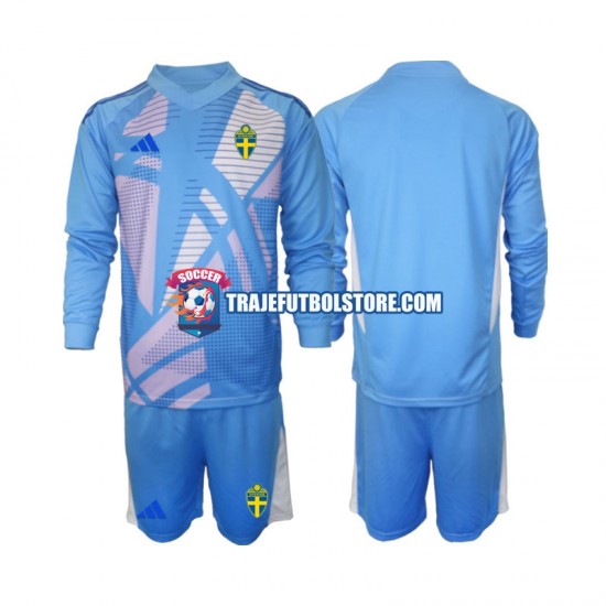 Camiseta 2ª Suecia Portero Niño 2024 ML