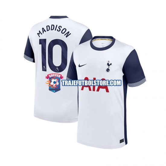 Camiseta 1ª Tottenham Hotspur James Maddison 10 Hombre 2024-2025 Manga Corta