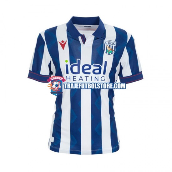 Camiseta 1ª West Bromwich Albion Hombre 2024-2025 Manga Corta