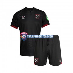 Camiseta 2ª West Ham United Niño 2024-2025 Manga Corta