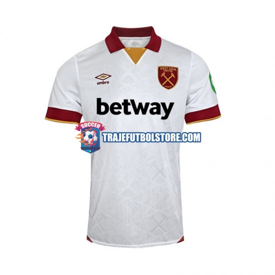 Camiseta 3ª West Ham United Hombre 2024-2025 Manga Corta