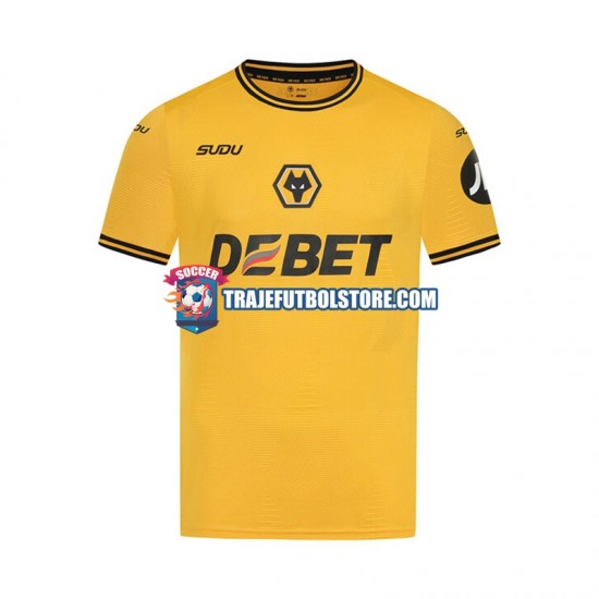 Camiseta 1ª Wolverhampton Wanderers Hombre 2024-2025 Manga Corta