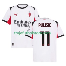 Camiseta 2ª AC Milan Christian Pulisic 11 Hombre 2025-2026 Manga Corta