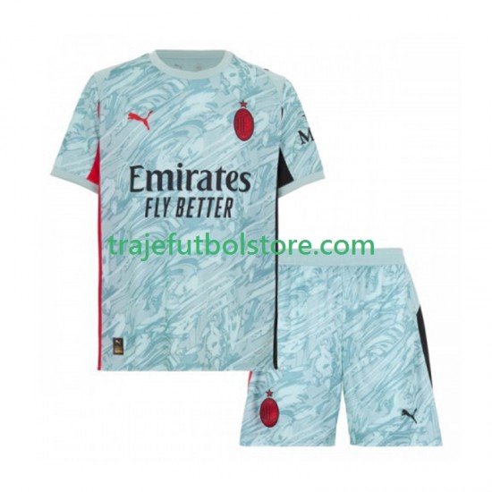 Camiseta 1ª AC Milan Portero Niño 2025-2026 Manga Corta