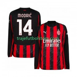Camiseta 1ª AC Milan Modrić Luca 14 Hombre 2025-2026 ML