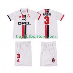 Camiseta 2ª AC Milan MALDINI 3 1996 1997 Retro Niño Manga Corta
