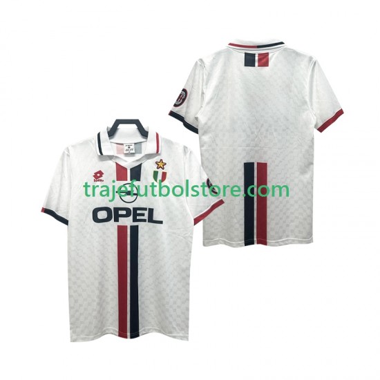 Camiseta 2ª AC Milan 1996 1997 Retro Hombre Manga Corta