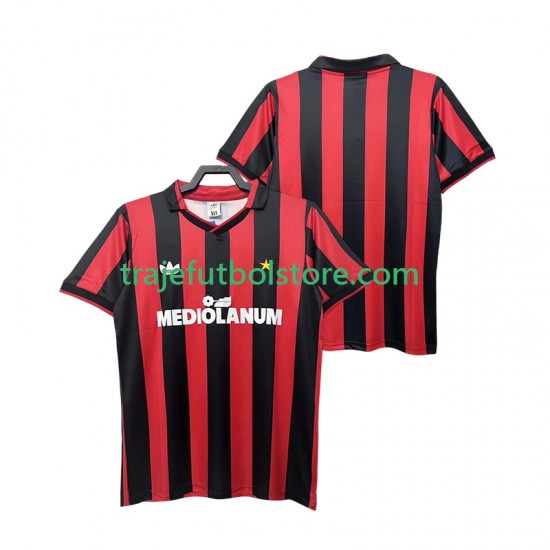 Camiseta 1ª AC Milan 1990 1991 Retro Hombre Manga Corta