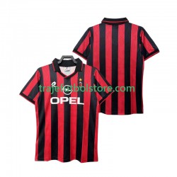 Camiseta 1ª AC Milan 1995 1996 Retro Hombre Manga Corta