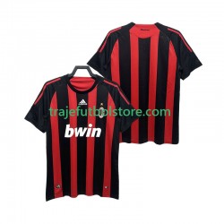 Camiseta 1ª AC Milan 2009 Retro Hombre 2008 Manga Corta