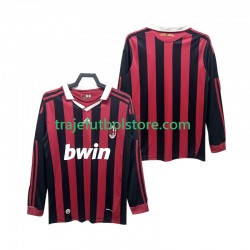 Camiseta 1ª AC Milan 2009 Retro Hombre 2010 ML