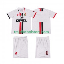 Camiseta 2ª AC Milan 1996 1997 Retro Niño Manga Corta
