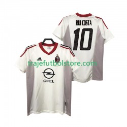 Camiseta 2ª AC Milan rui costa 10 2005 Retro Hombre 2004 Manga Corta