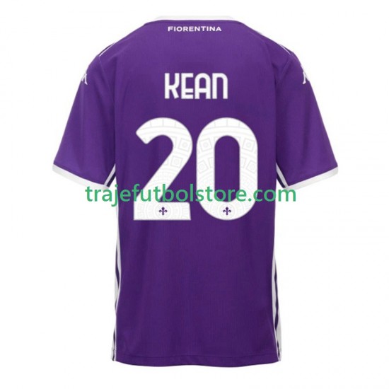 Camiseta 1ª ACF Fiorentina Kean 20 Hombre 2025-2026 Manga Corta
