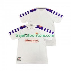 Camiseta 2ª ACF Fiorentina Retro Hombre 1998 1999 Manga Corta