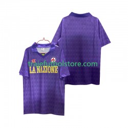 Camiseta 1ª ACF Fiorentina 1989 1990 Retro Hombre Manga Corta