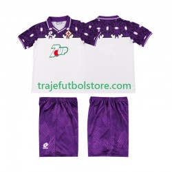 Camiseta 2ª ACF Fiorentina 1992 1993 Retro Niño Manga Corta