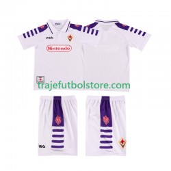 Camiseta 2ª ACF Fiorentina Retro Niño 1998 1999 Manga Corta