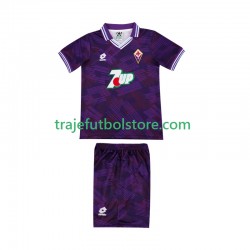 Camiseta 1ª ACF Fiorentina 1992 1993 Retro Niño Manga Corta