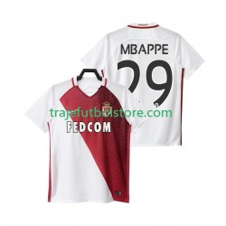 Camiseta 1ª AS Monaco Mbappé 29 2016 2017 Hombre Manga Corta