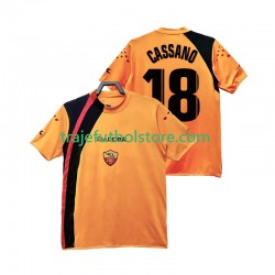 Camiseta 1ª AS Roma CASSANO 18 2005 Retro Hombre 2006 Manga Corta