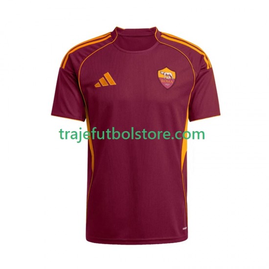 Camiseta 1ª AS Roma Hombre 2025-2026 Manga Corta