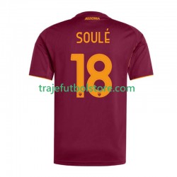 Camiseta 1ª AS Roma Soule 18 Hombre 2025-2026 Manga Corta