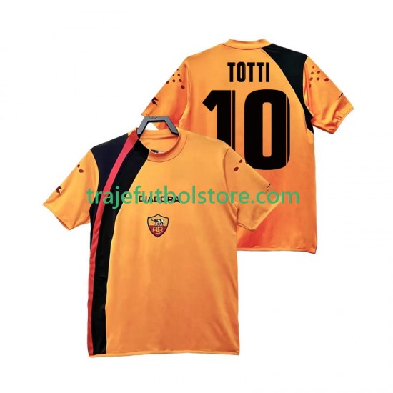 Camiseta 1ª AS Roma TOTTI 10 2005 Retro Hombre 2006 Manga Corta