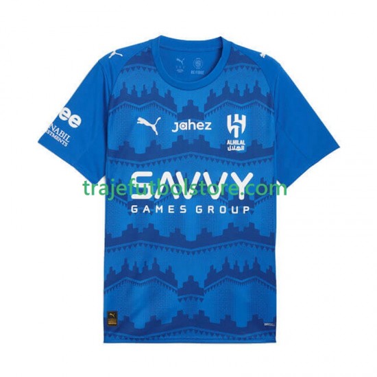 Camiseta 1ª Al Hilal Hombre 2025-2026 Manga Corta