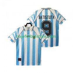 Camiseta 1ª Argentina BATISTUTA 9 1996 1997 Retro Hombre Manga Corta
