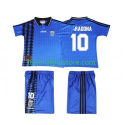 Camiseta 2ª Argentina MARADONA 10 Retro Niño 1994 Manga Corta