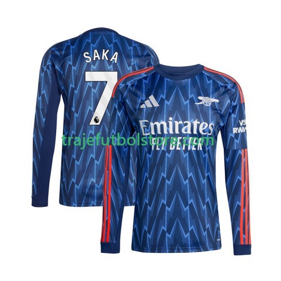 Camiseta 2ª Arsenal Bukayo Saka 7 Hombre 2025-2026 ML