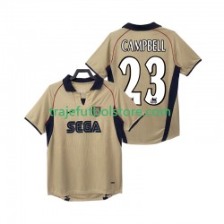 Camiseta 2ª Arsenal CAMPBELL 23 2001 Retro Hombre 2002 Manga Corta