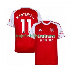 Camiseta 1ª Arsenal Martin Zubimendi 11 Hombre 2025-2026 Manga Corta