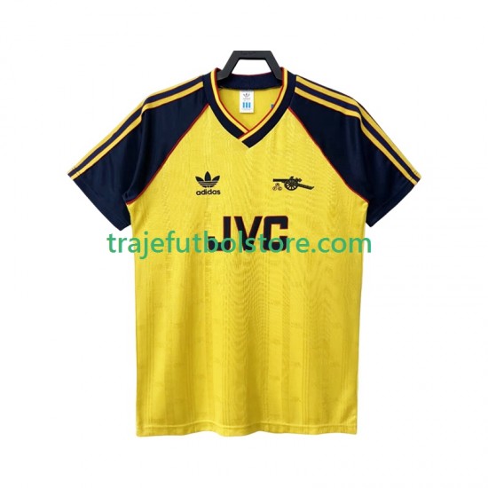 Camiseta 2ª Arsenal 1988 1990 Retro Hombre Manga Corta