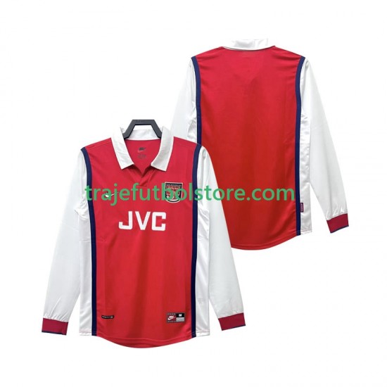 Camiseta 1ª Arsenal Retro Hombre 1998 1999 ML