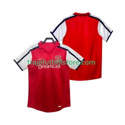 Camiseta 1ª Arsenal 2001 Retro Hombre 2002 Manga Corta