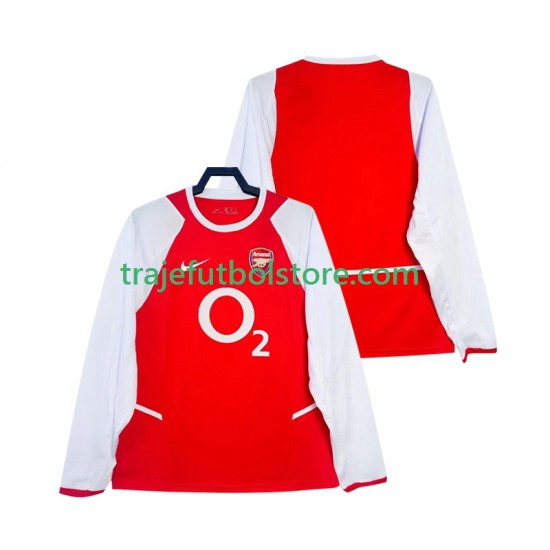 Camiseta 1ª Arsenal 2003 Retro Hombre 2002 ML