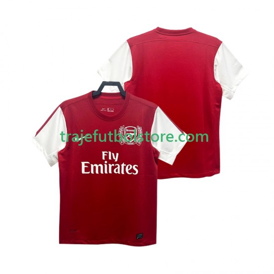 Camiseta 1ª Arsenal 2012 Retro Hombre 2011 Manga Corta