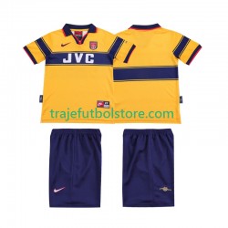 Camiseta 2ª Arsenal 1997 Retro Niño 1999 Manga Corta