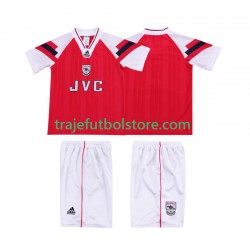 Camiseta 1ª Arsenal 1992 Retro Niño 1994 Manga Corta