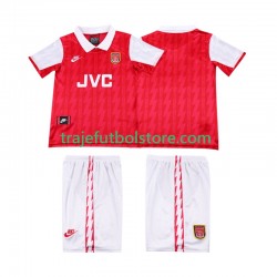Camiseta 1ª Arsenal 1996 Retro Niño 1994 Manga Corta