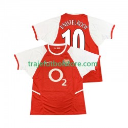 Camiseta 1ª Arsenal Ruud van Nistelrooy 10 2003 Retro Hombre 2002 Manga Corta
