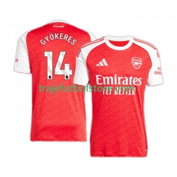 Camiseta 1ª Arsenal Viktor Gyokeres 14 Hombre 2025-2026 Manga Corta