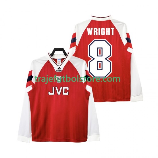 Camiseta 1ª Arsenal WRIGHT 8 192 Retro Hombre 1994 ML